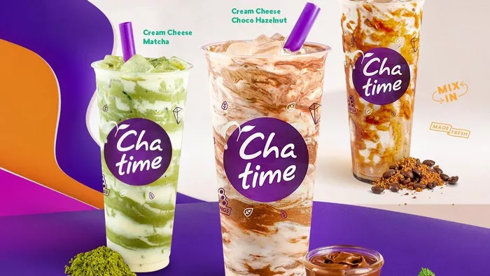 What is grape milk tea chatime?