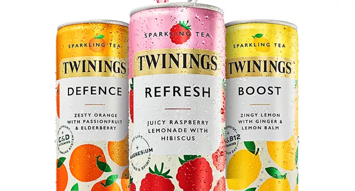 Twinings Sparkling Tea Line Offers Low-Calorie Refreshment With Wellness In Mind